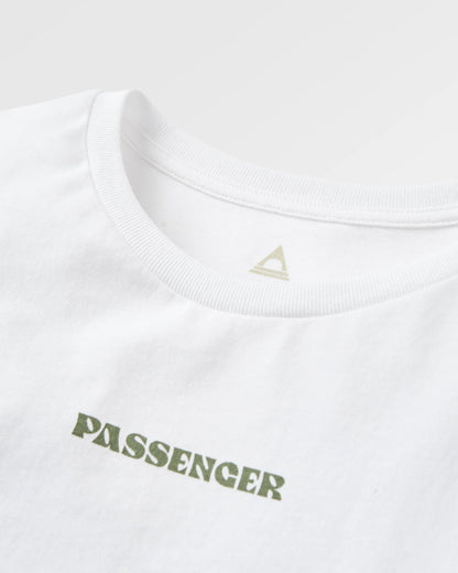 Tall Pines Men's T-Shirt - White - Flatlay