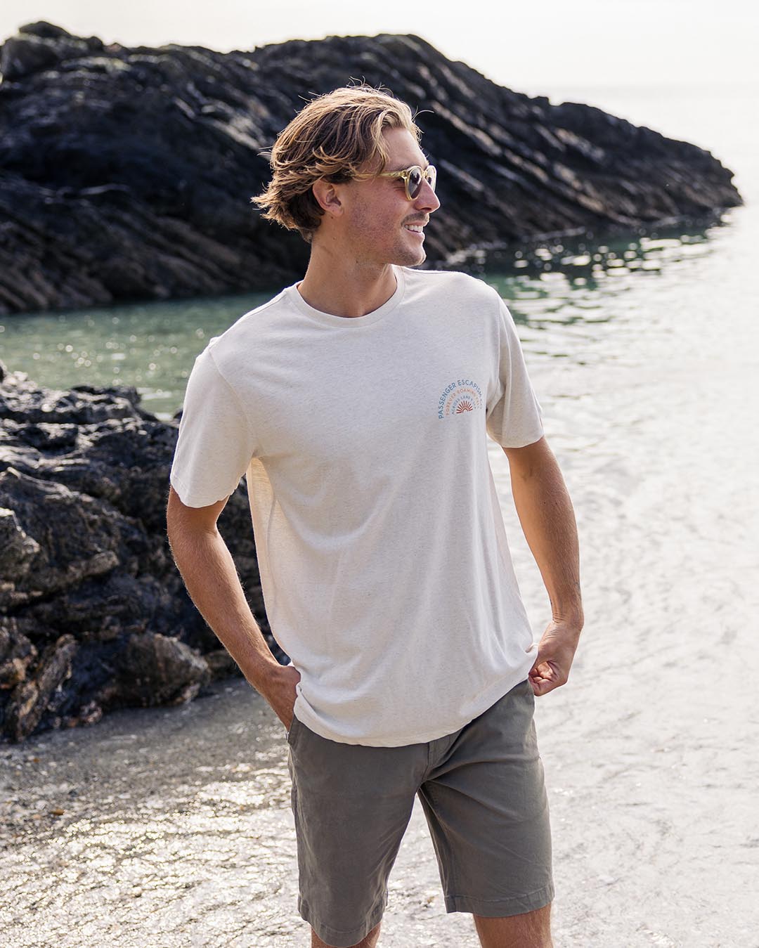Good Vibes T-Shirt - Milky Marl - Lifestyle