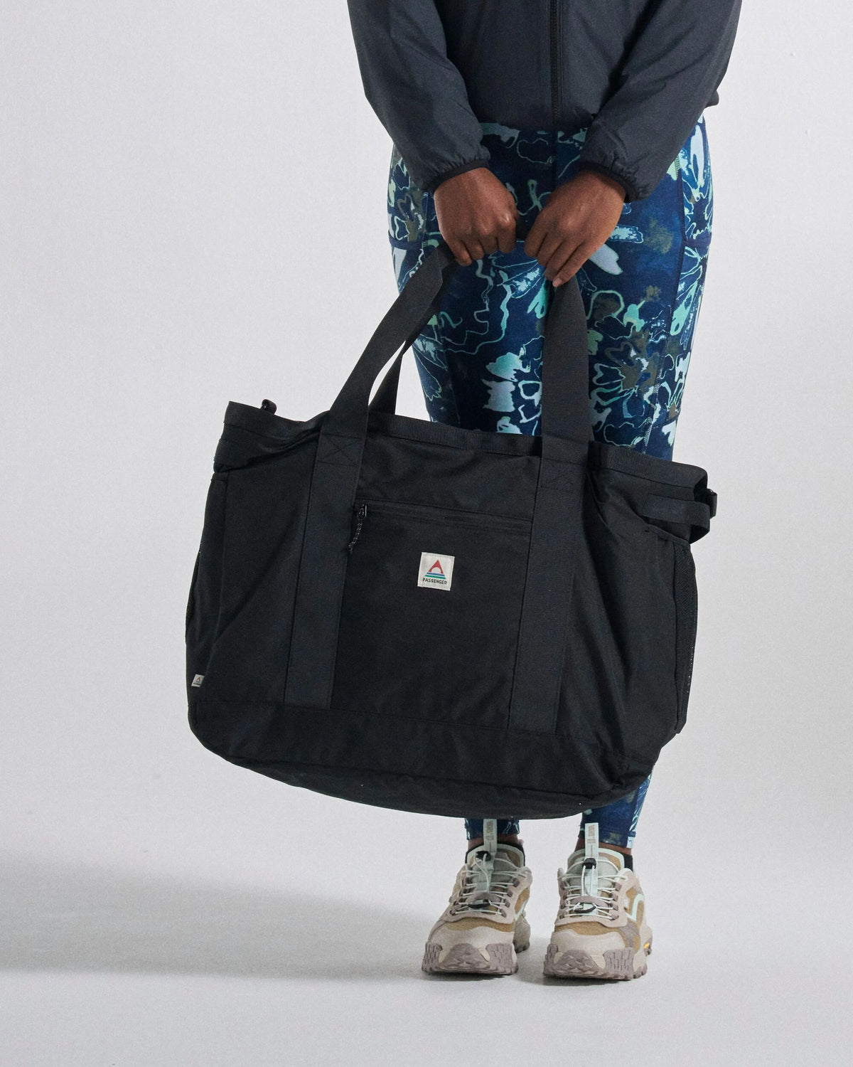 Boondocker Gear Tote 48L - Black - Studio Model - Female