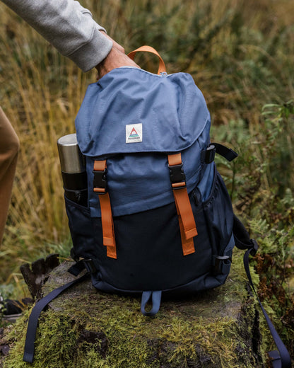 Boondocker 26L Backpack - Dark Denim/ Deep Navy - Flatlay