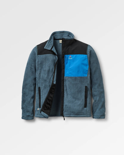Venturescape Men's Fleece - Storm Grey/Black - Flatlay