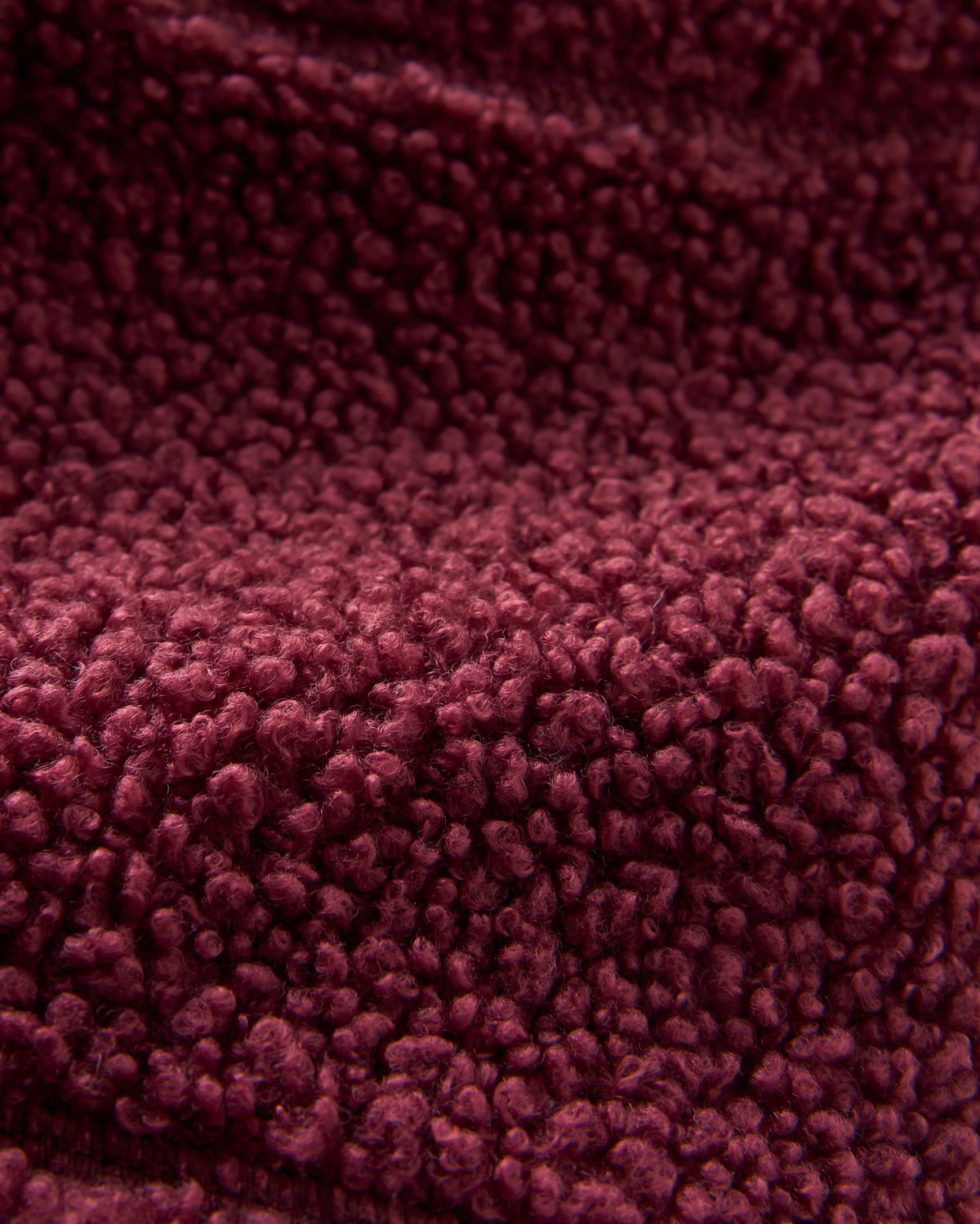 Snowdrift Fleece Hood - Fig - Flatlay