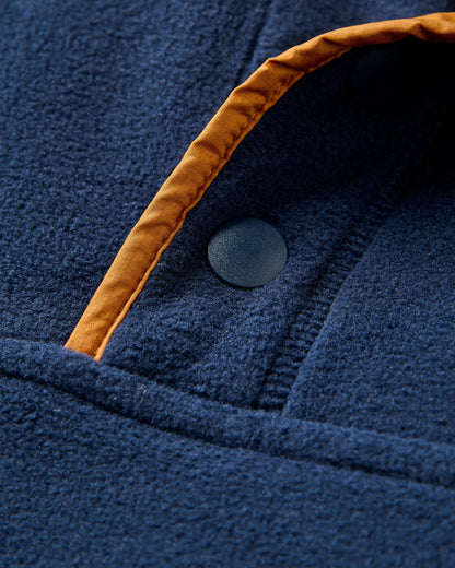 Dusk Polartec® Fleece - Rich Navy - Flatlay