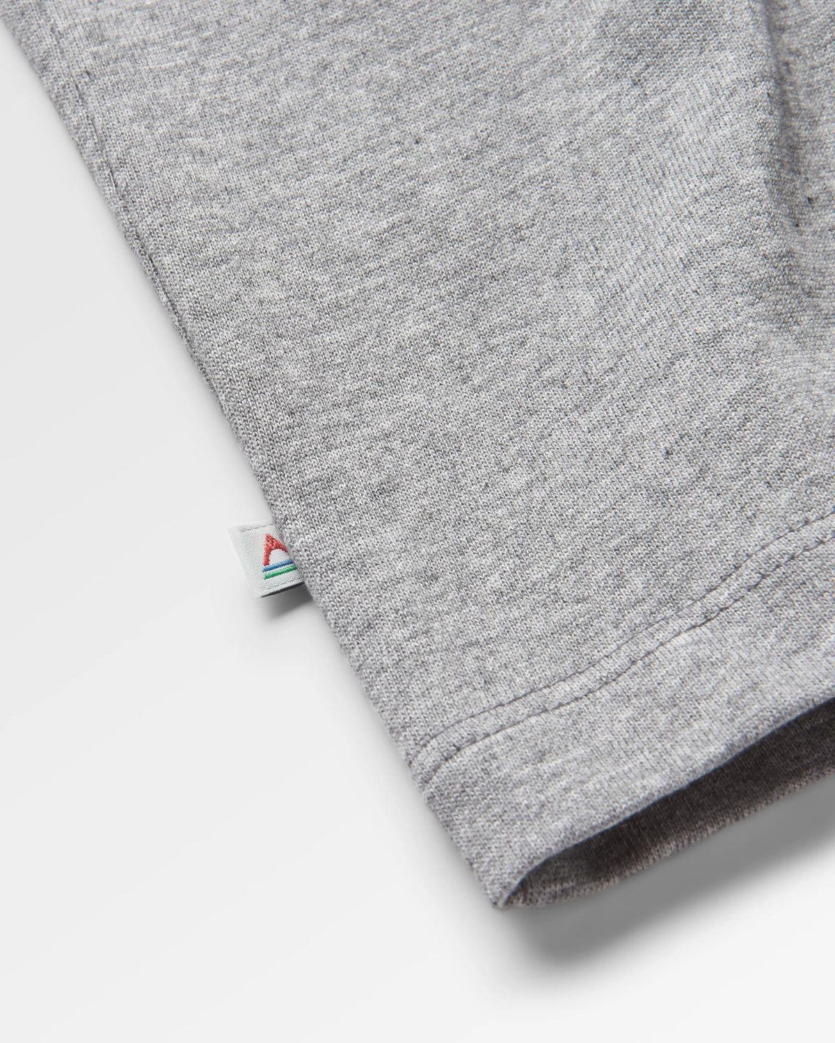 Heritage Relaxed Fit T-Shirt - Dark Grey Marl - Flatlay