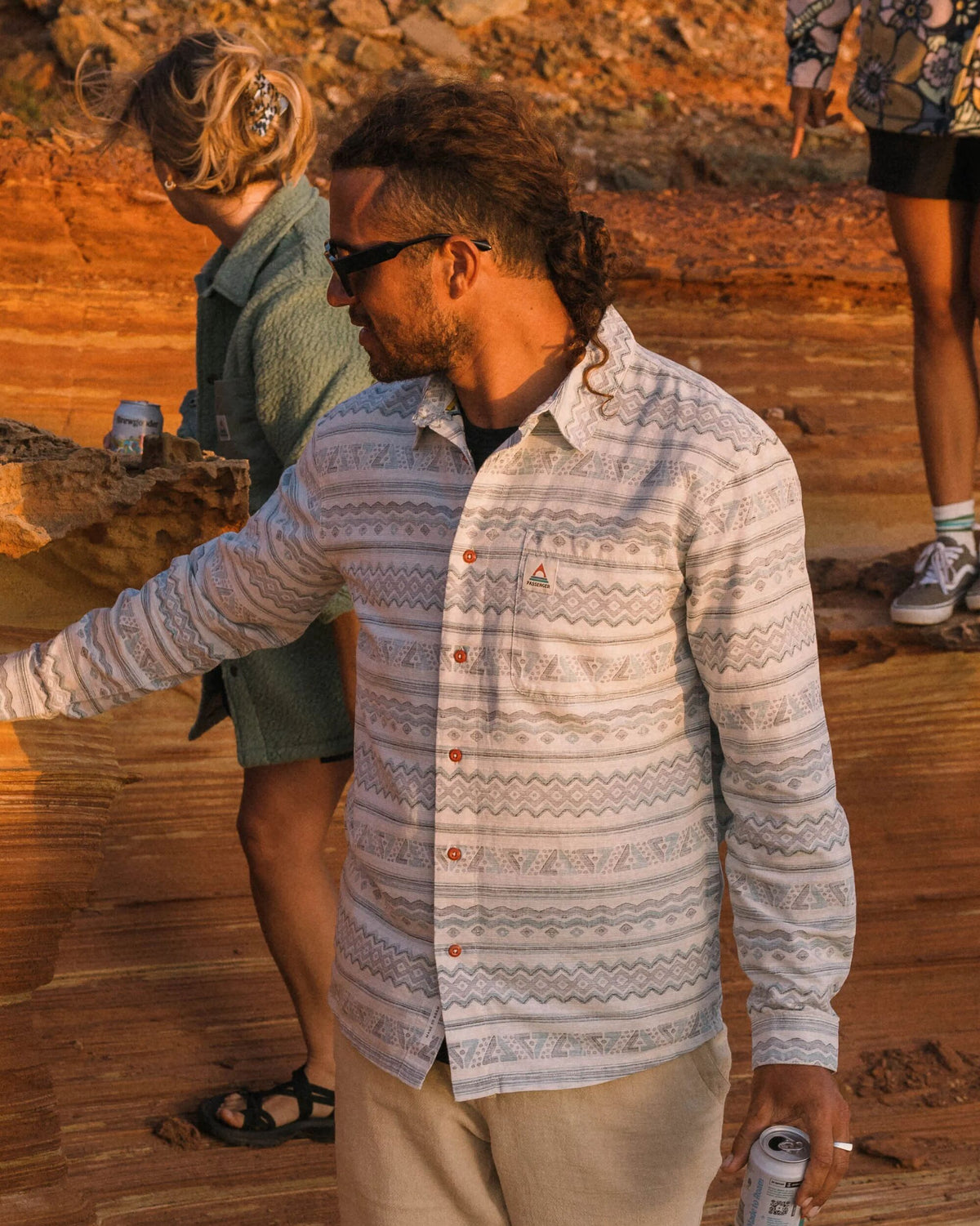 Amboro Shirt - Mono Geo Birch  - Lifestyle