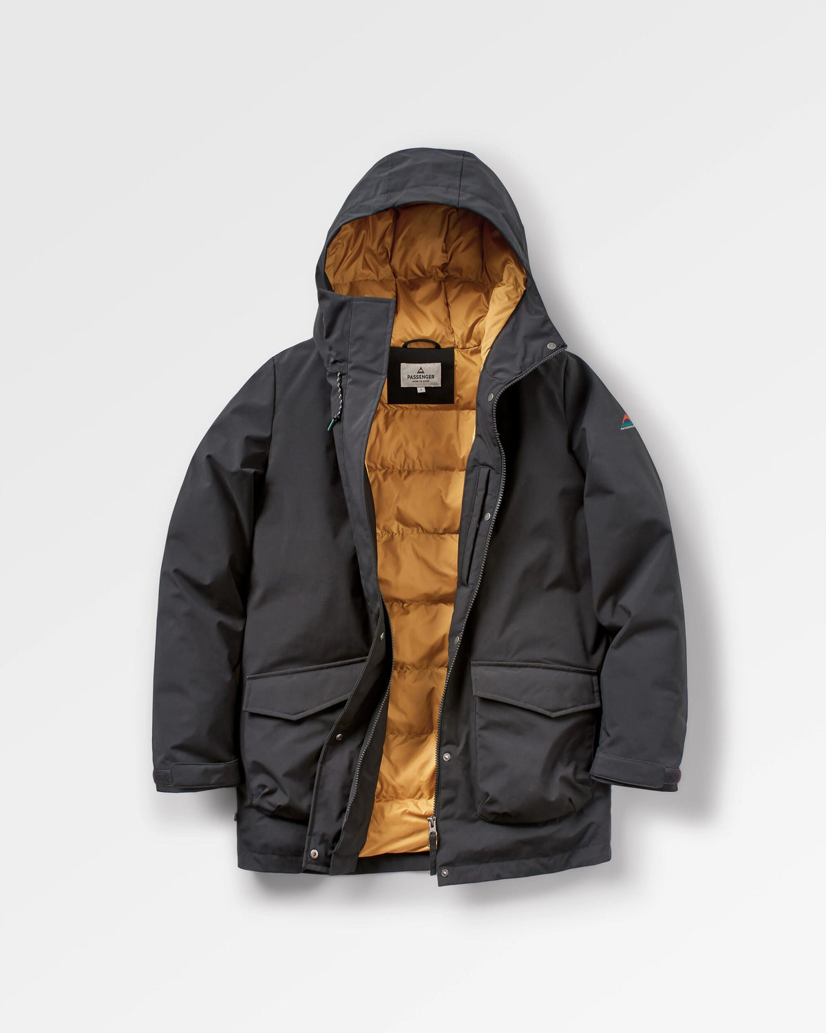 Alaska Insulated Parka - Black - Flatlay