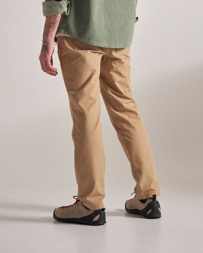Rif-Raf Cotton Ripstop Trouser - Biscuit - Studio Model