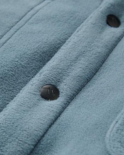 Adapt Polartec® Overshirt - Stormy Blue  - Flatlay