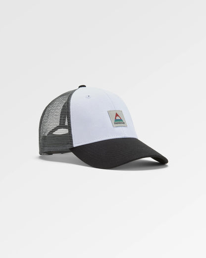 Heritage Mesh Snapback Cap - Storm Grey/Black - Flatlay