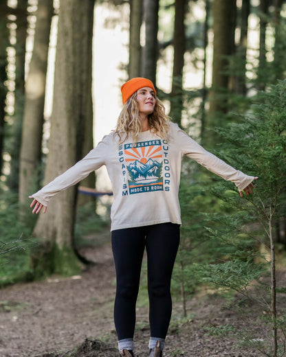Solitude Oversized LS T-Shirt - Birch - Lifestyle