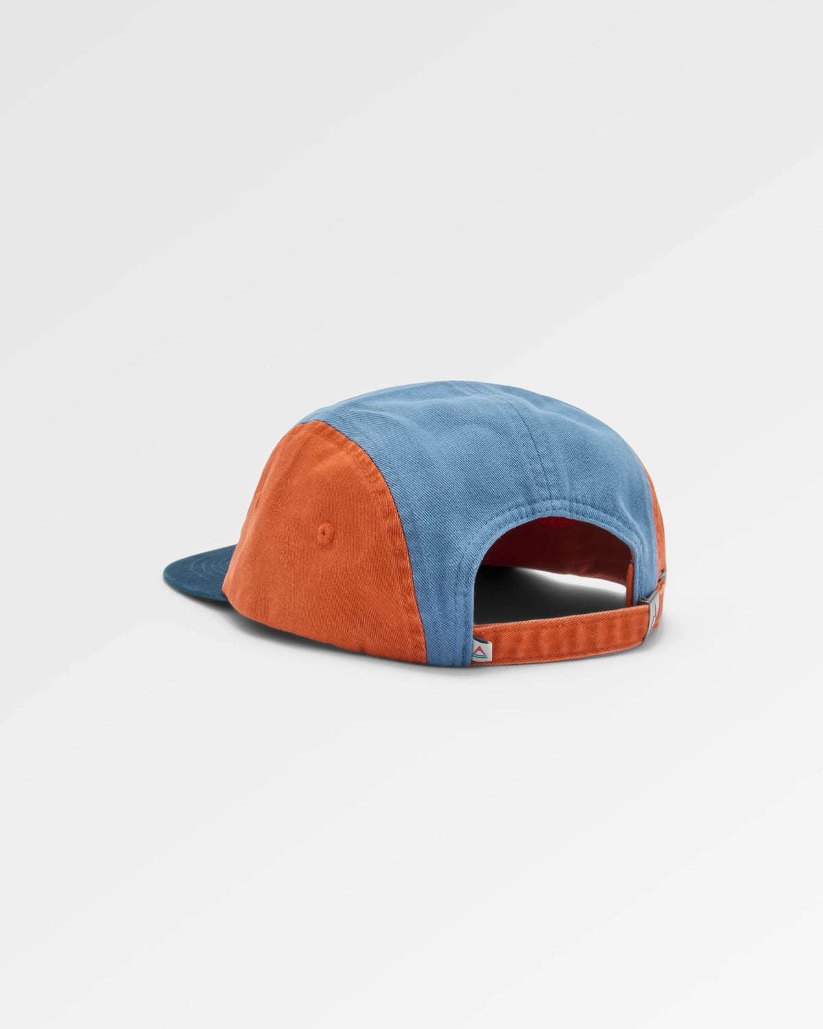 Fixie 5 Panel Cap - Sunrise Orange/ Moonlight Blue Multi - Flatlay