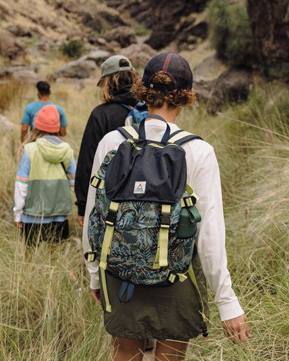 Boondocker 26L Backpack - Abstract Seaweed Pistachio - Lifestyle - Female
