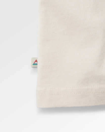 Lost Patch Women's Cotton T-Shirt - White Sand - Flatlay
