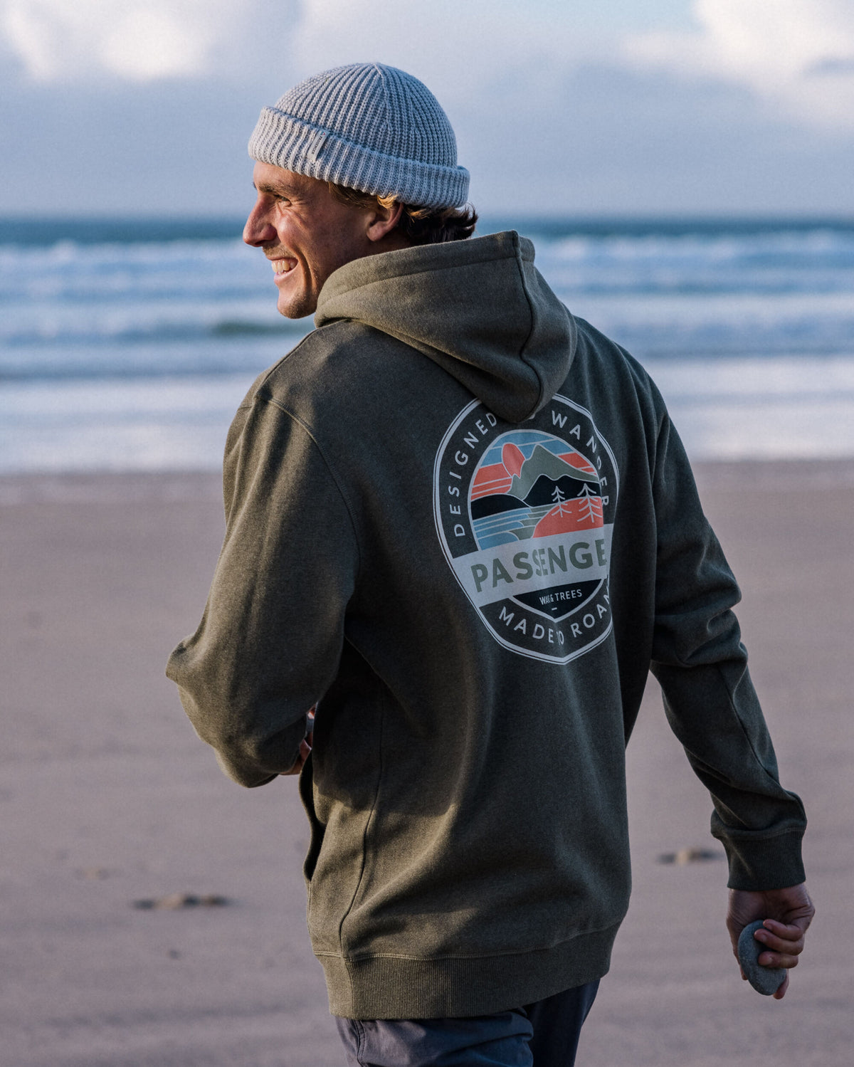 Odyssey Hoodie - Khaki Marl - Lifestyle - Male
