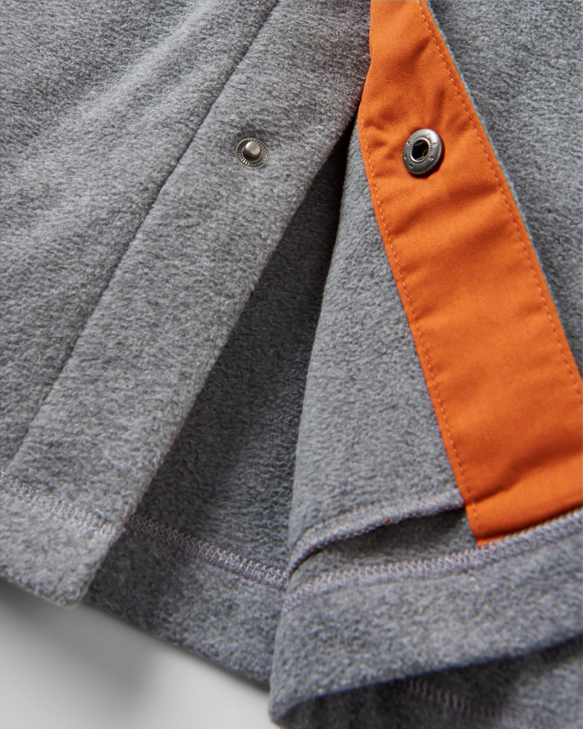 Maple Polar Fleece Shirt - Grey Marl 2 - Flatlay