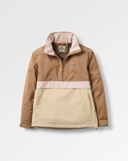 Skyline Waterproof Anorak - Caramel/Stone - Flatlay
