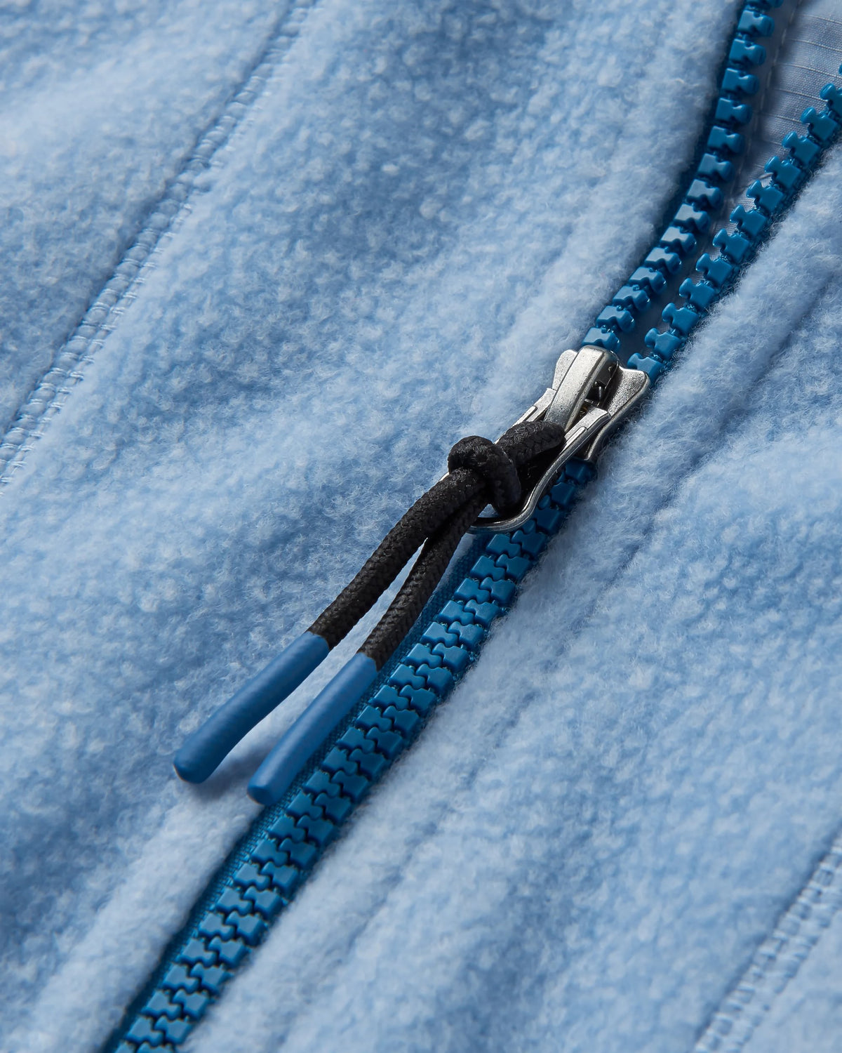 North Coast Vista Full Zip Sherpa Fleece - Blue Fog - Flatlay