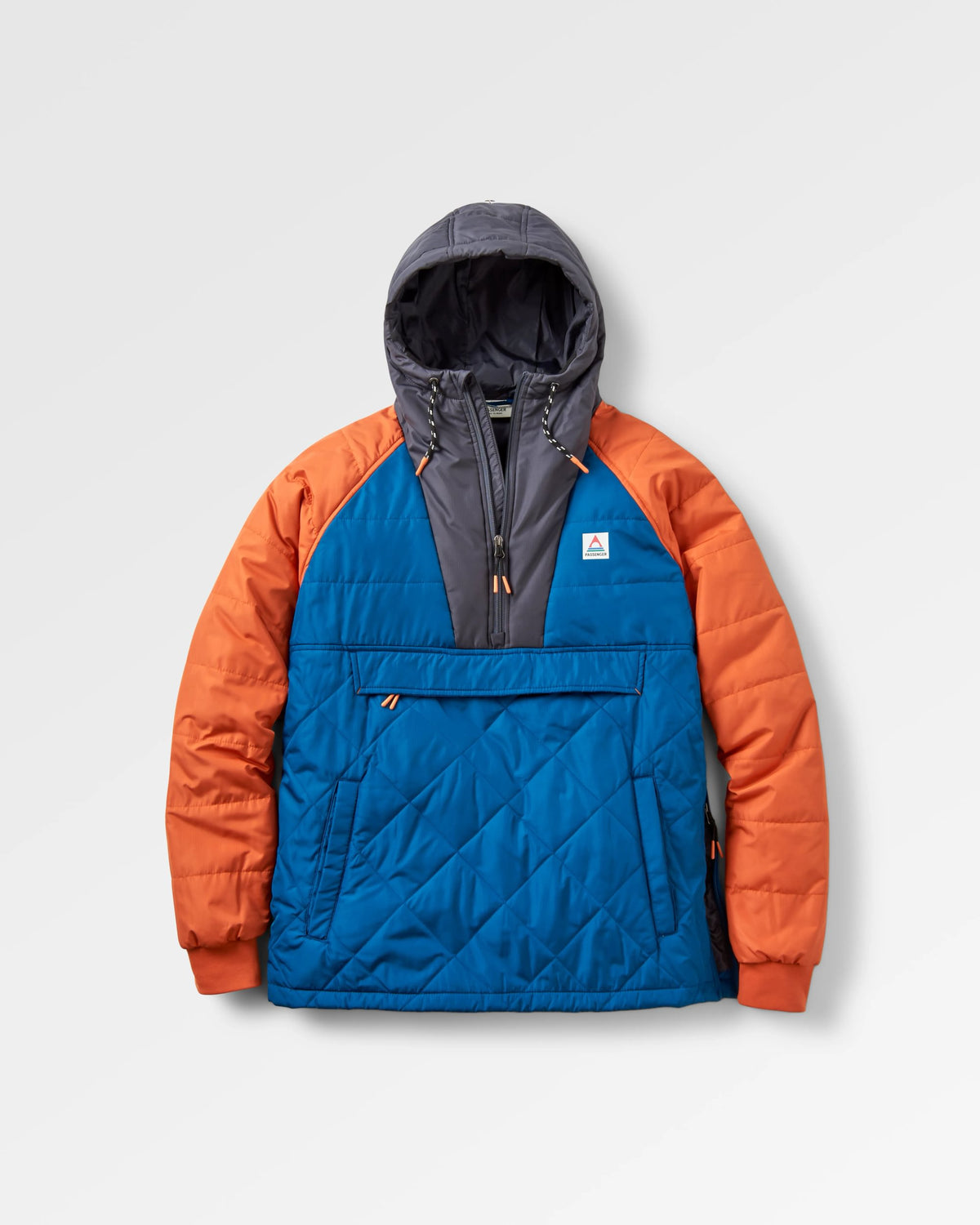 Oceanic Insulated Anorak - Tidal Blue/Burnt Orange - Flatlay