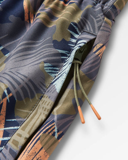 Sandune Trail Short - Palm Camo Apricot - Flatlay