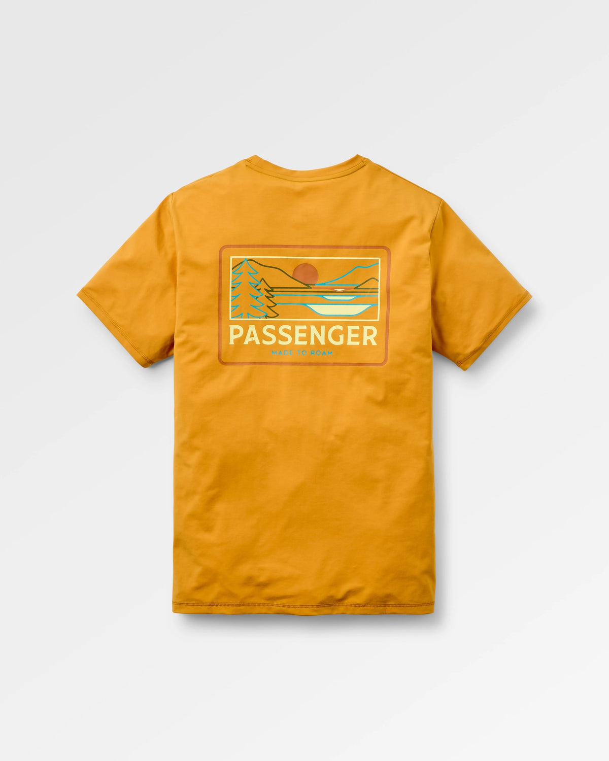 Roamer Men's Drirelease® Active T-Shirt - Spruce Yellow - Flatlay