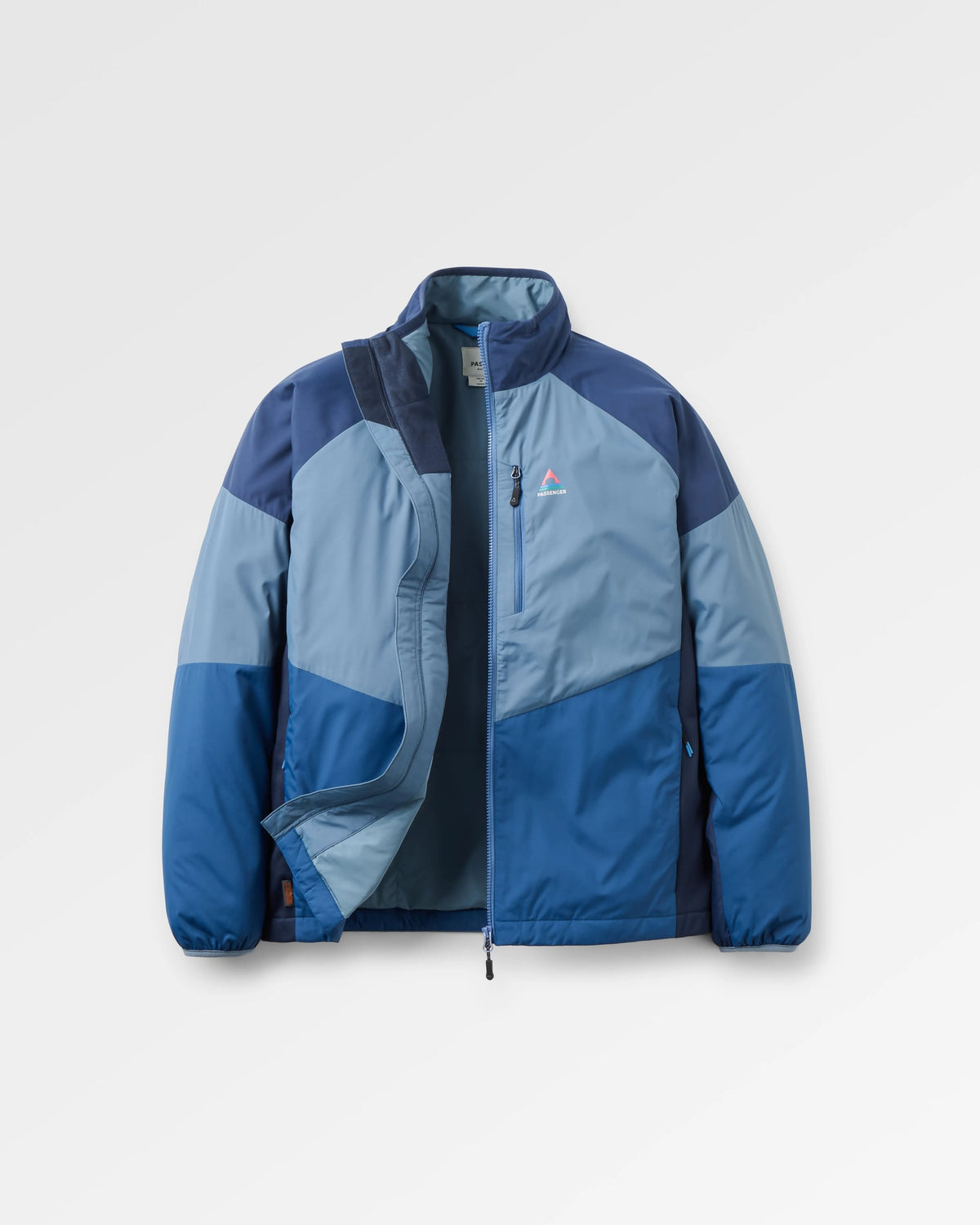 Daybreak Lightweight Thermore® Hoodless Jacket - Rich Navy/Storm Grey/Dark Denim - Flatlay