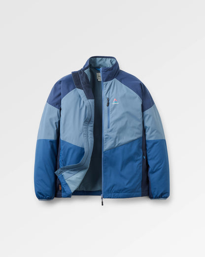 Daybreak Lightweight Thermore® Hoodless Jacket - Rich Navy/Storm Grey/Dark Denim - Flatlay
