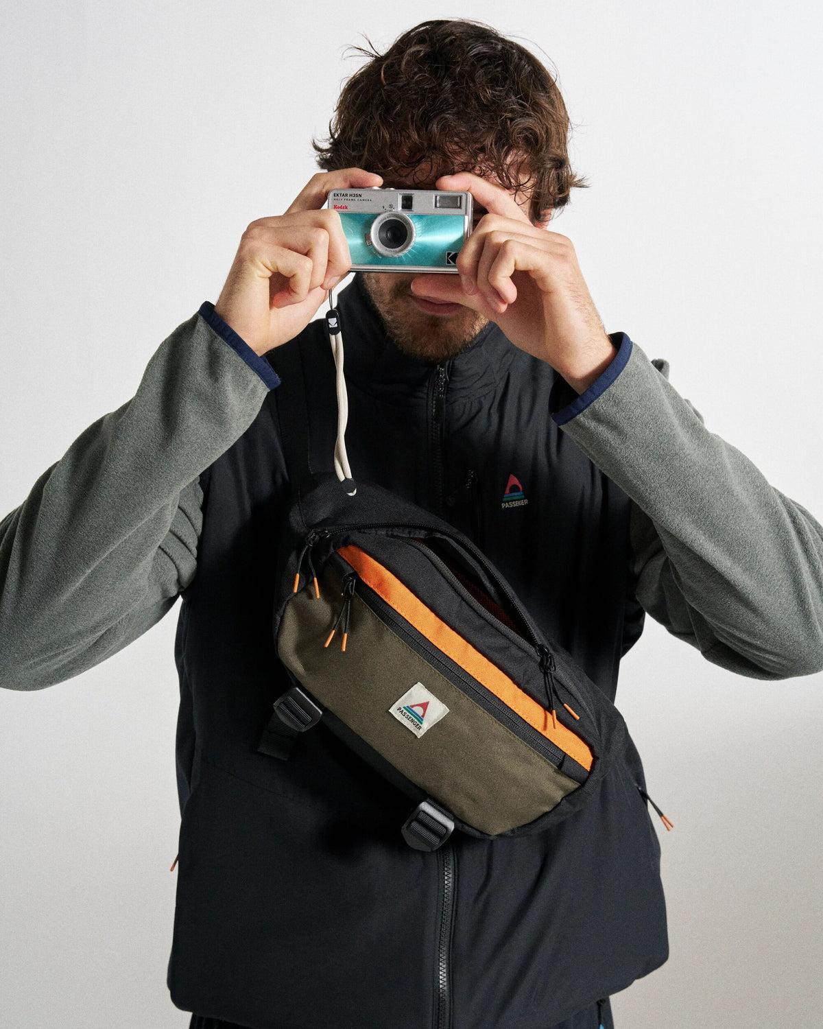 Boondocker Hip Pack - Khaki - Studio Model - Male