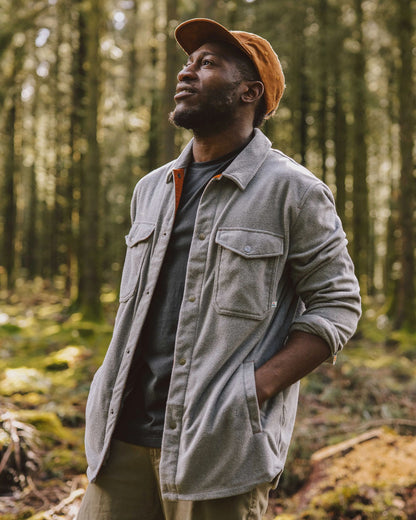 Maple Polar Fleece Shirt - Grey Marl 2 - Lifestyle