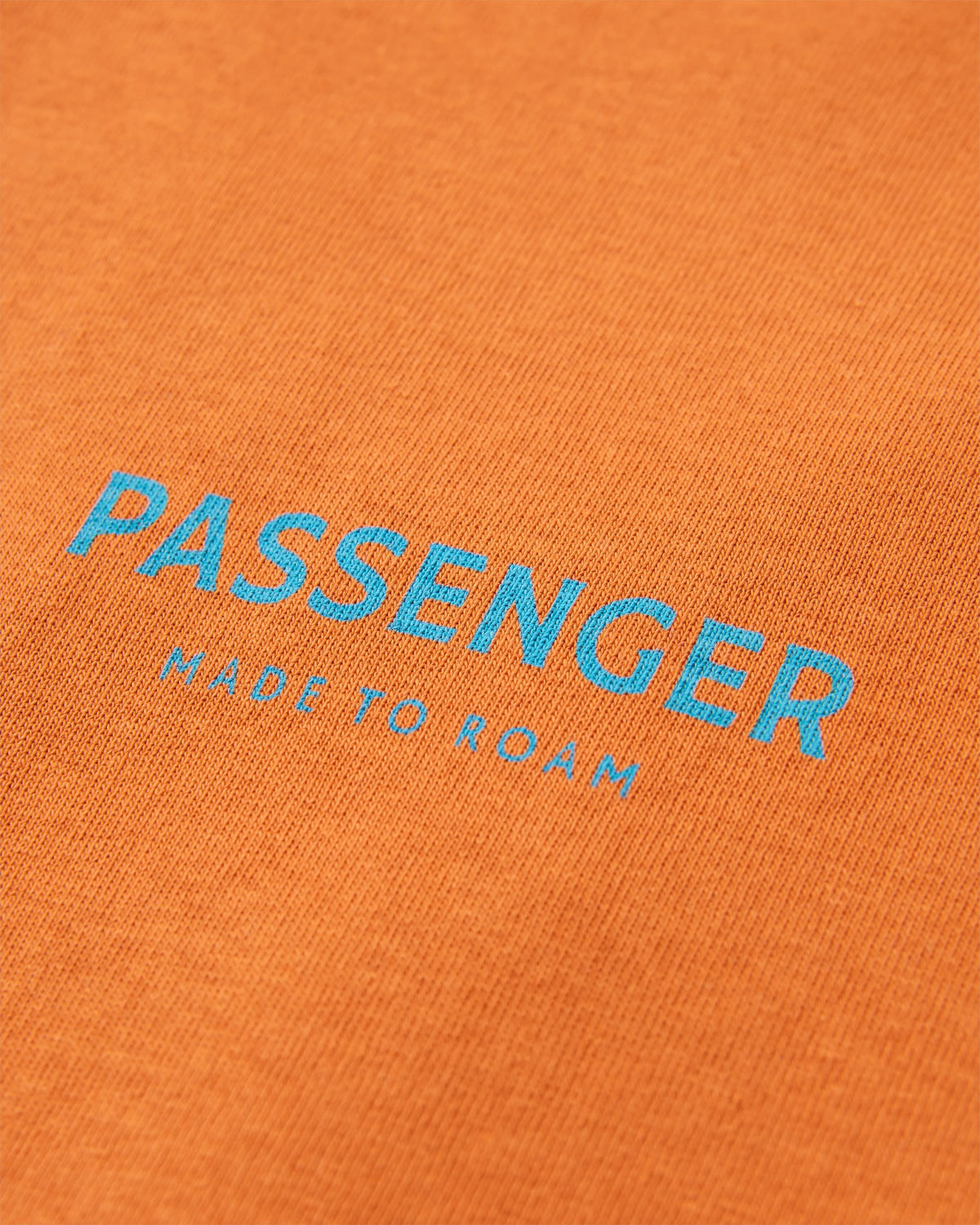 Passenger T-Shirt - Sunset Orange - Flatlay