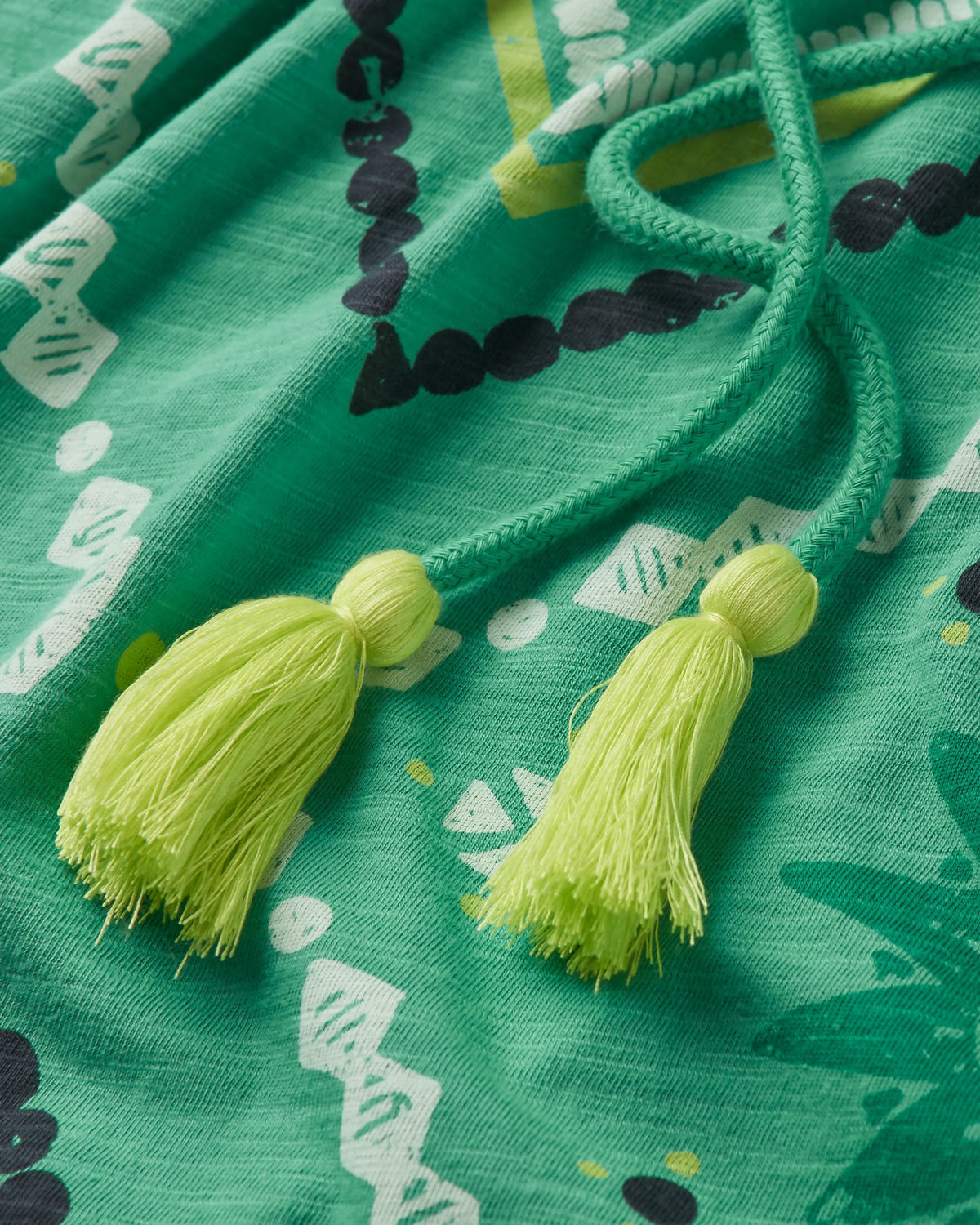 Rivergate Dress - Sunburst Green Spruce - Flatlay