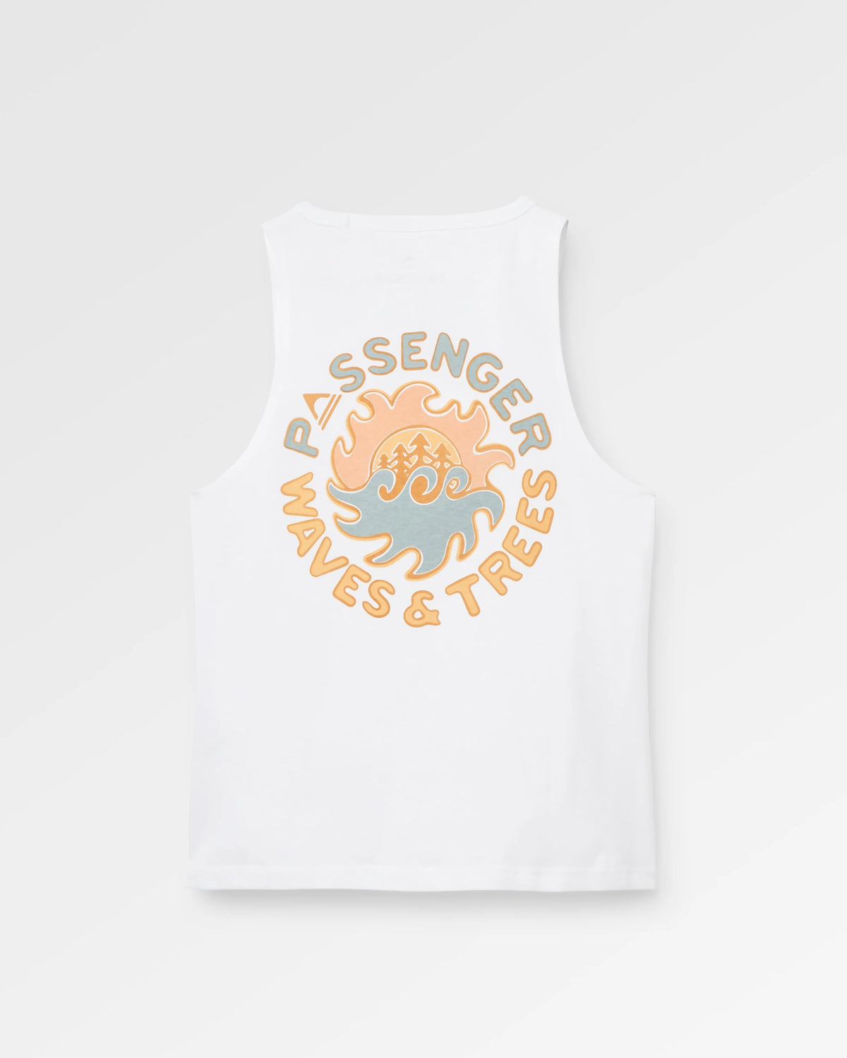 Dune Women's Vest - White - Flatlay
