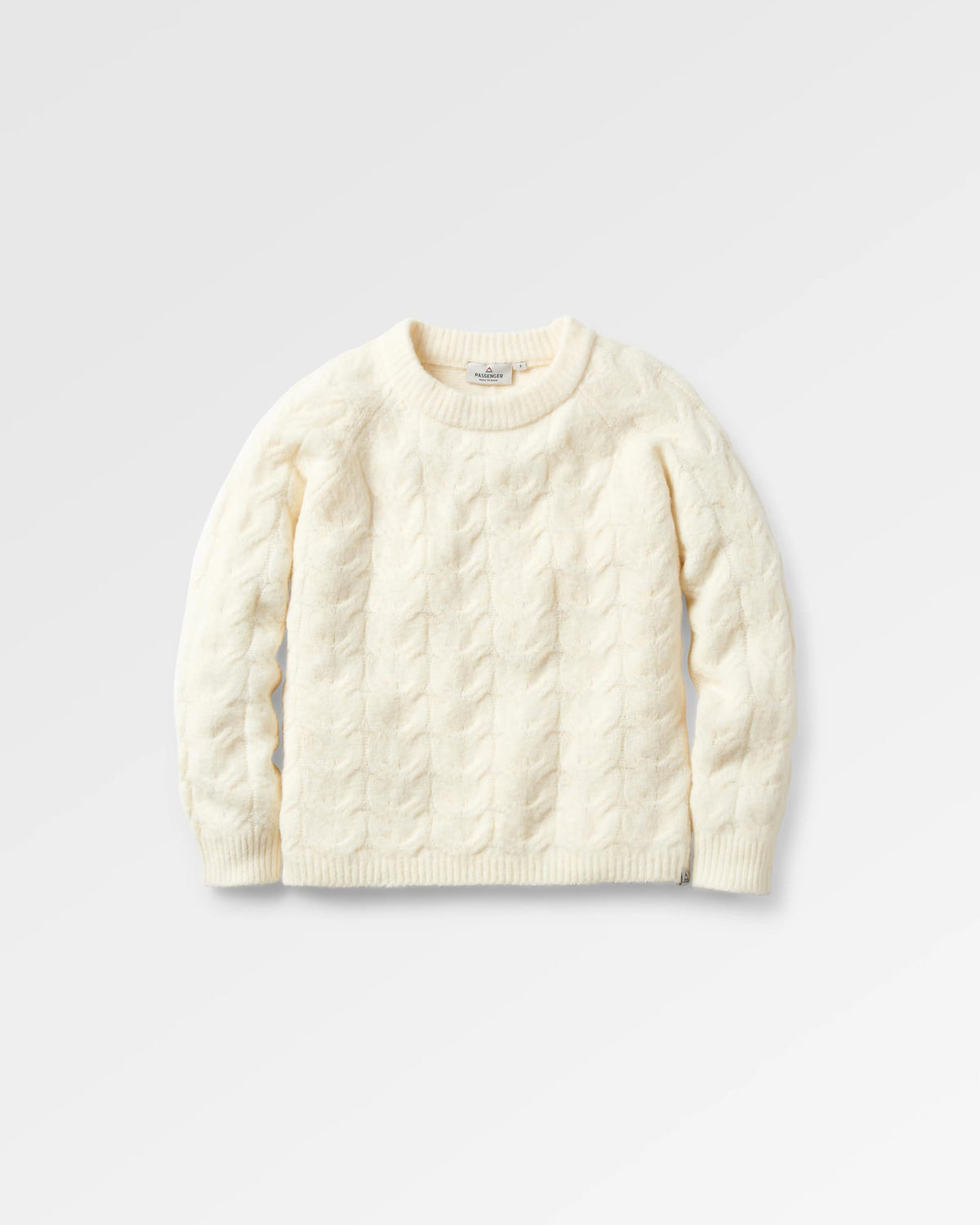 Harvest Knitted Jumper - Marshmallow - Flatlay