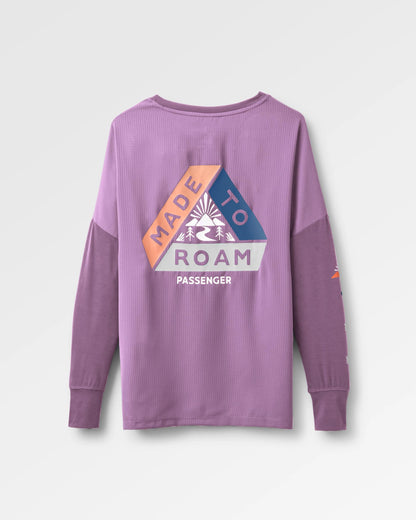 Lotus Active LS Top - Lilac - Flatlay