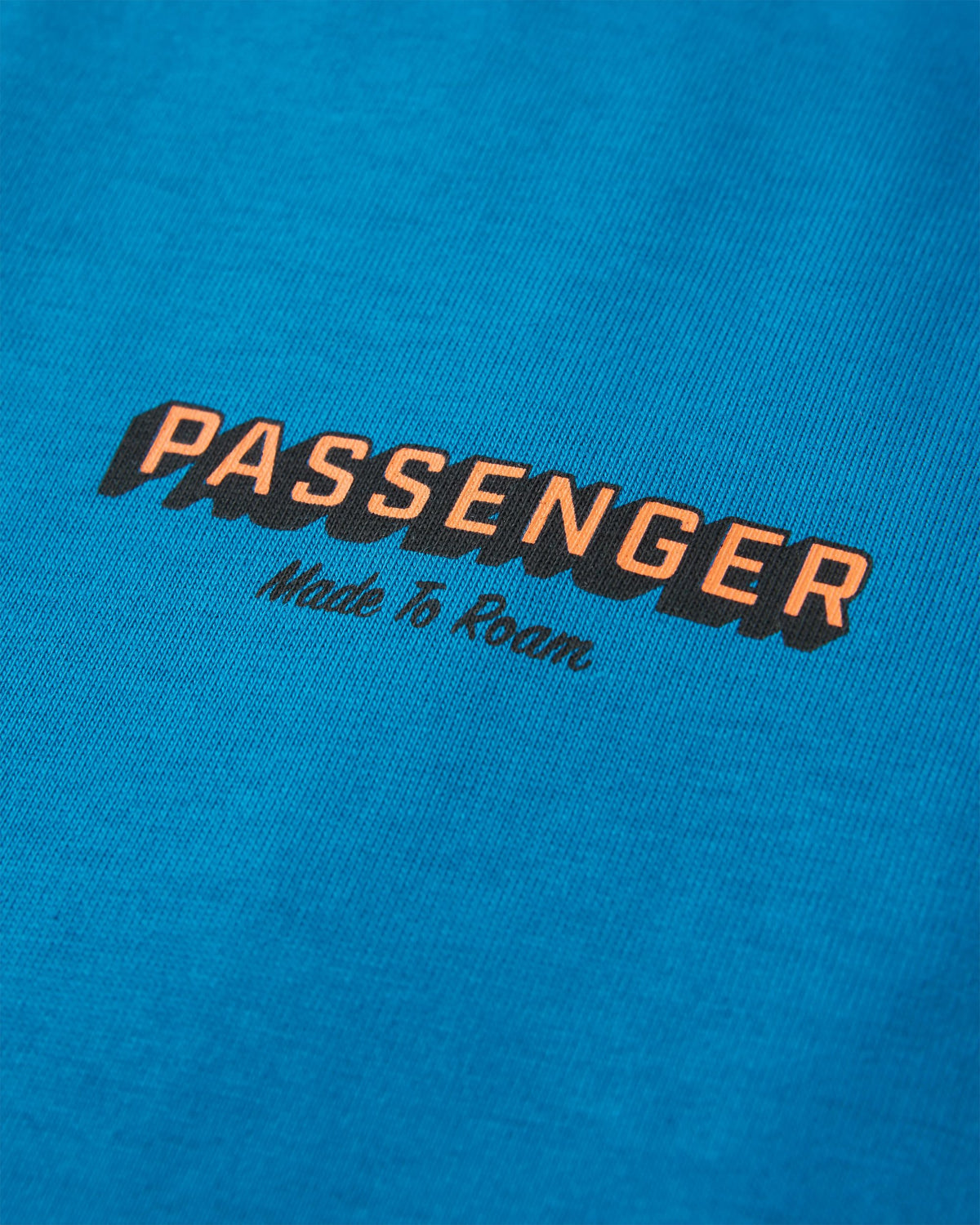 Outdoor Gear Cotton T-Shirt - Azure Blue - Flatlay