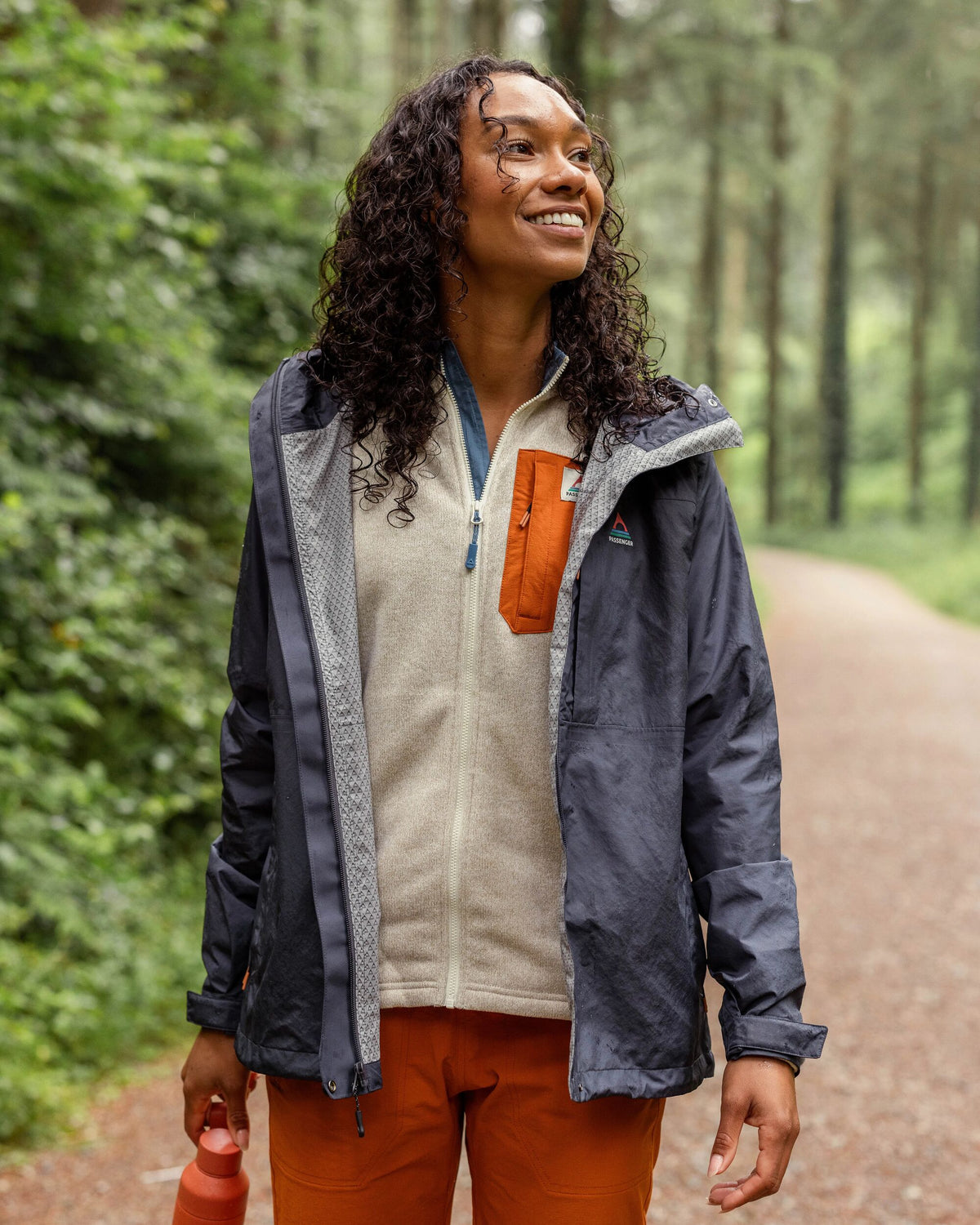 Trailscape Women's Waterproof Jacket - Charcoal - Lifestyle