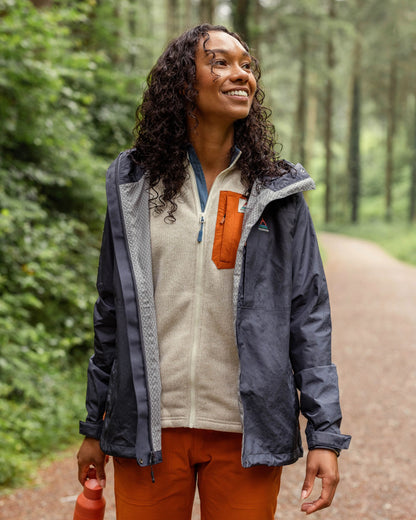 Trailscape Women's Waterproof Jacket - Charcoal - Lifestyle