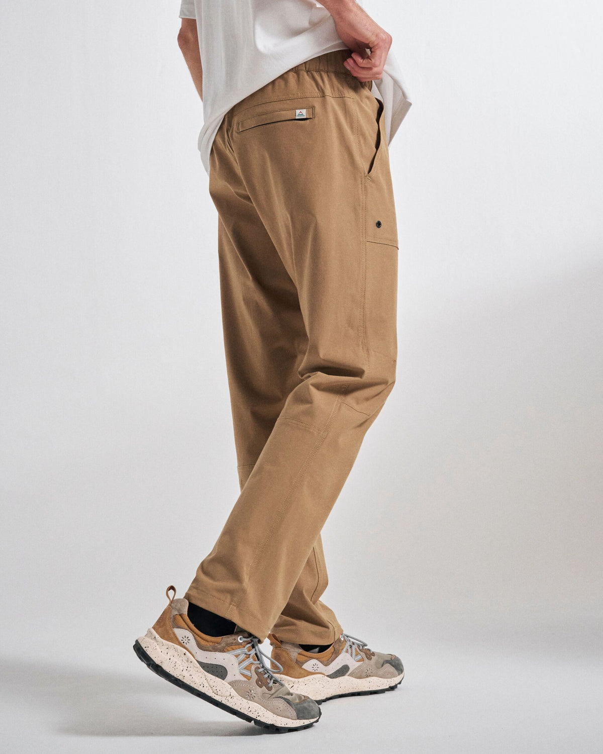 Traveller Trouser - Caramel Brown - Studio Model