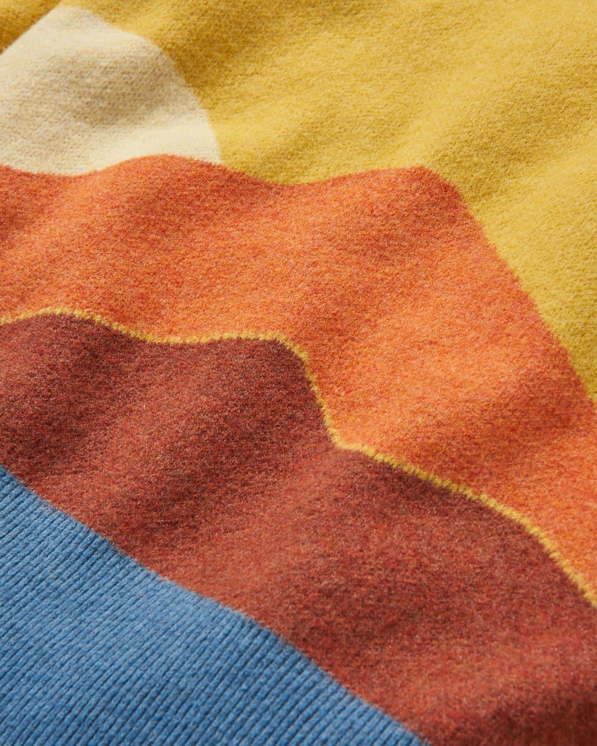 Vista Knitted Jumper - Amber Gold - Flatlay