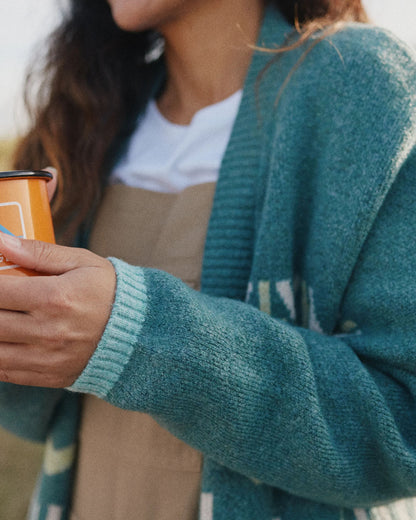 Nettle Knitted Cardigan - Arctic - Lifestyle