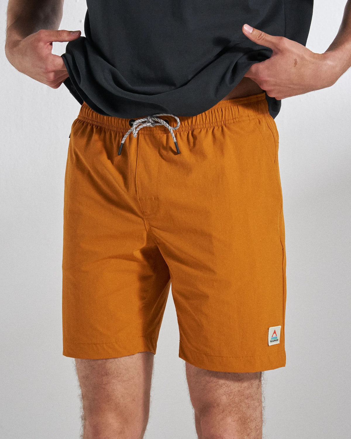 Drifter NetPlus® Lined Beach Short - Retro Orange - Studio Model