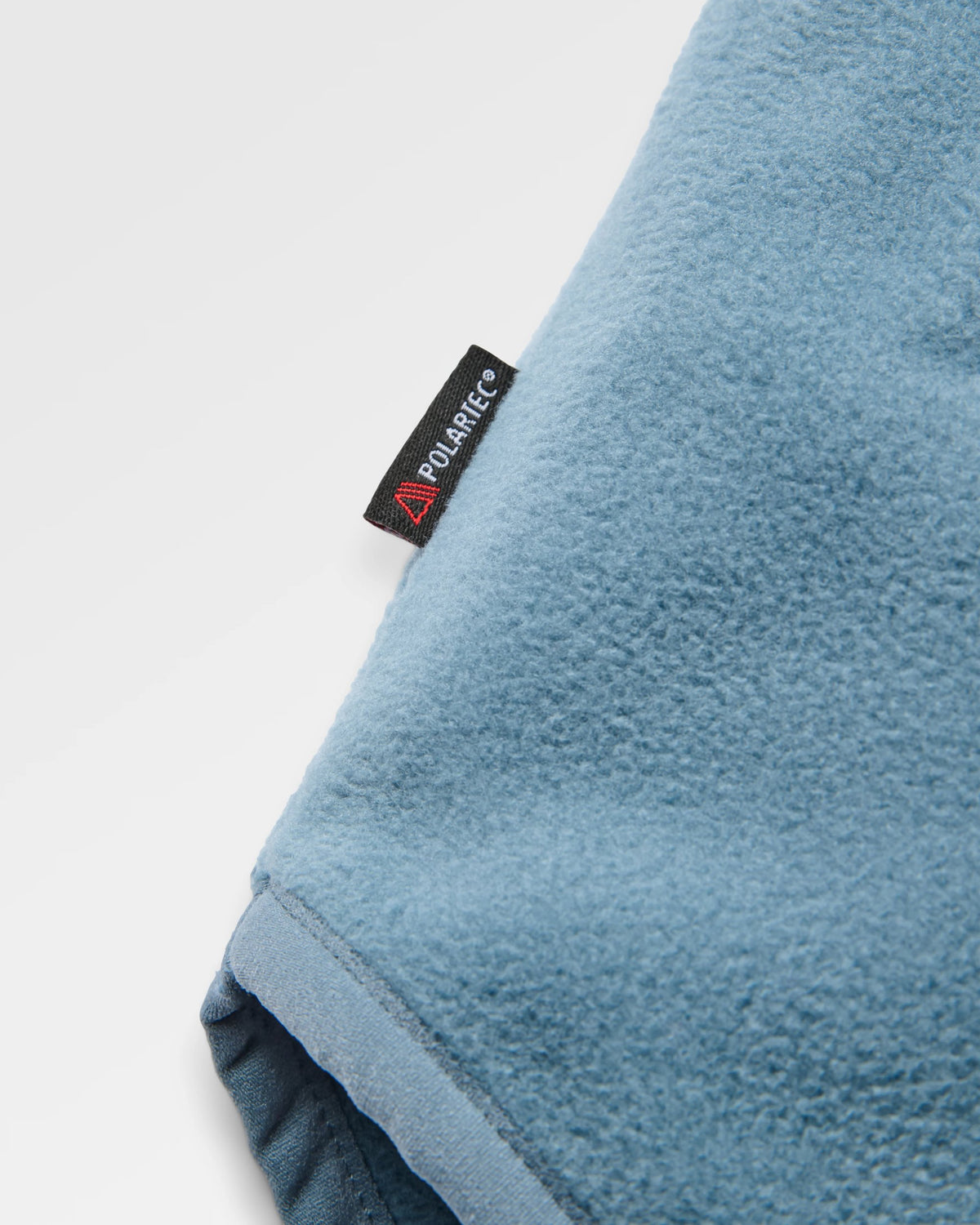Beaumont Polar Hooded Fleece - Faded Denim - Flatlay