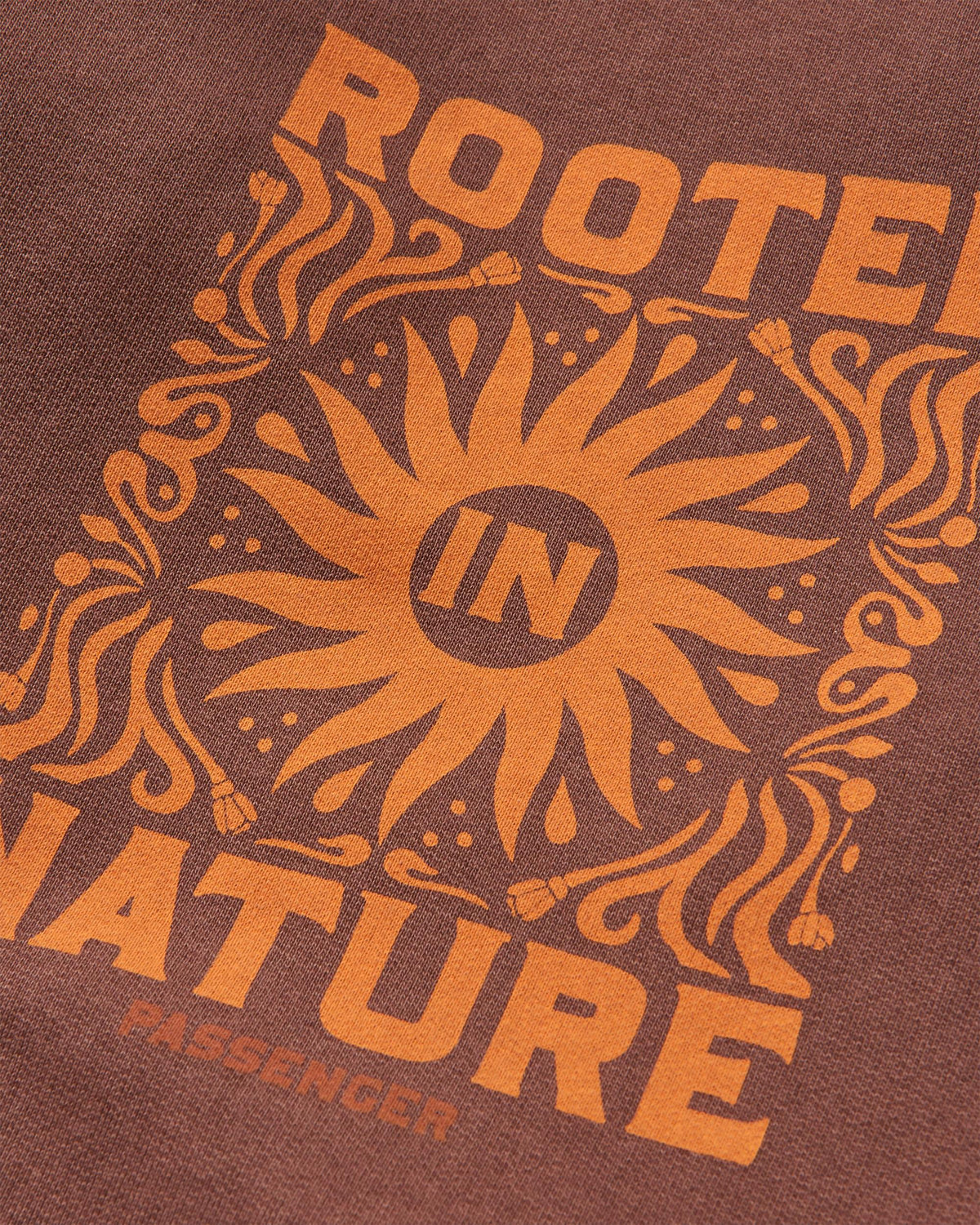 Rooted In Nature Hoodie - Chestnut - Flatlay