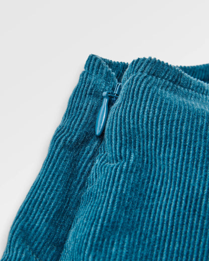 Meadows Cotton Cord Dungarees - Tidal Blue - Flatlay