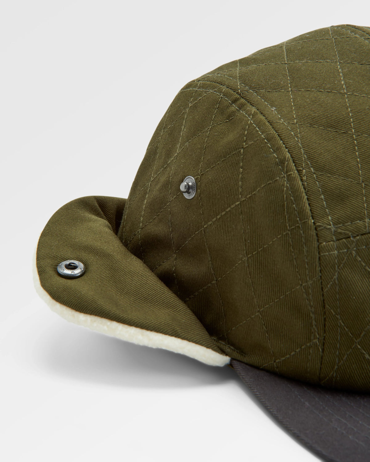 Nightfall Polar Fleece Lined Hat - Dusty Olive - Flatlay