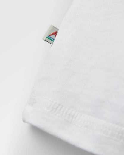 Roamer Raglan LS T-Shirt - White - Flatlay