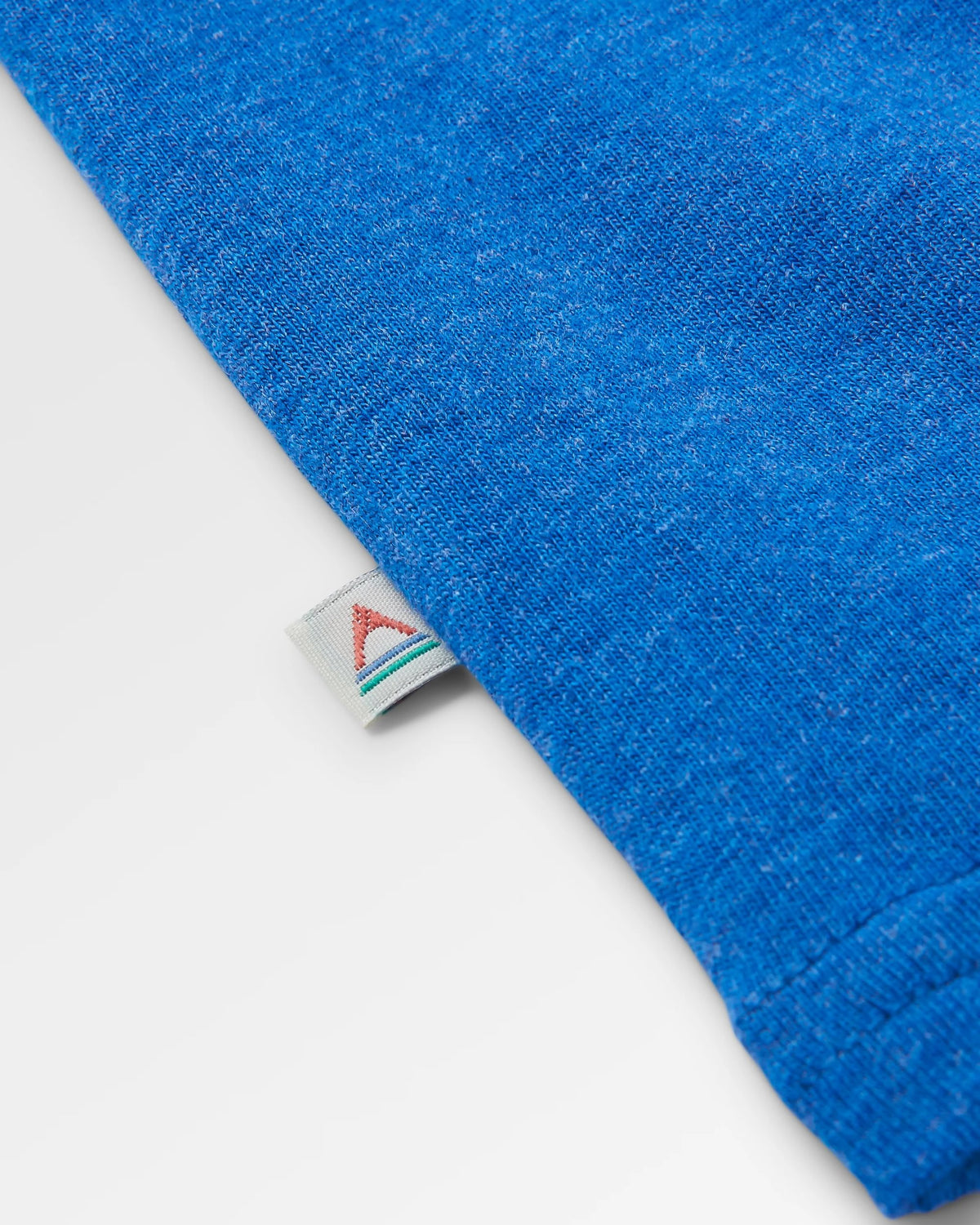 Yuca Cotton T-Shirt - Azure Blue Marl - Flatlay