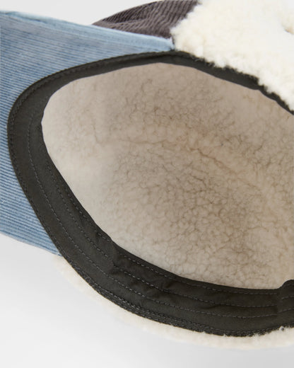Daytime Sherpa Lined Hat - Charcoal - Flatlay