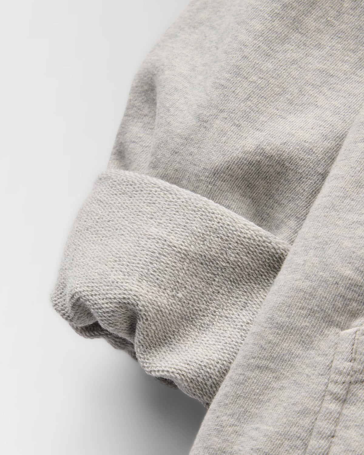 Laidback Hoodie - Grey Marl - Flatlay