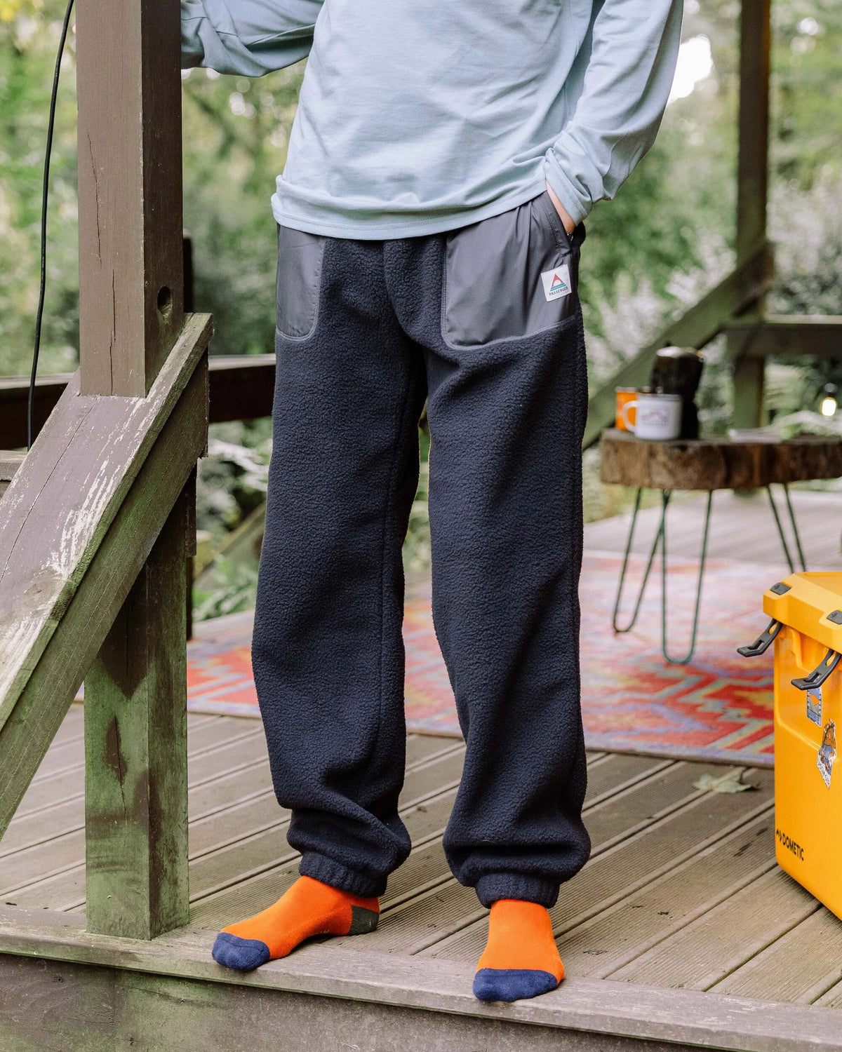 Offgrid Sherpa Fleece Jogger - Black - Lifestyle