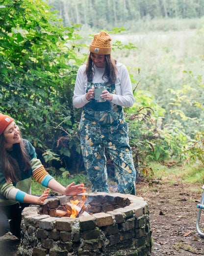 Ace Polar Fleece Dungarees - Frost Dark Fern - Lifestyle
